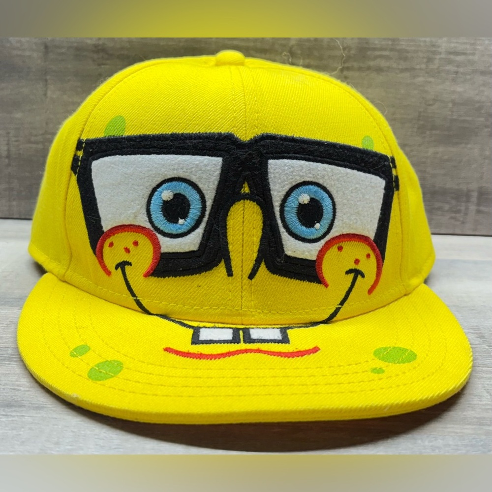 SpongeBob SquarePants Nickelodeon Embroidered Fitted Hat L/XL - Picture 2 of 7